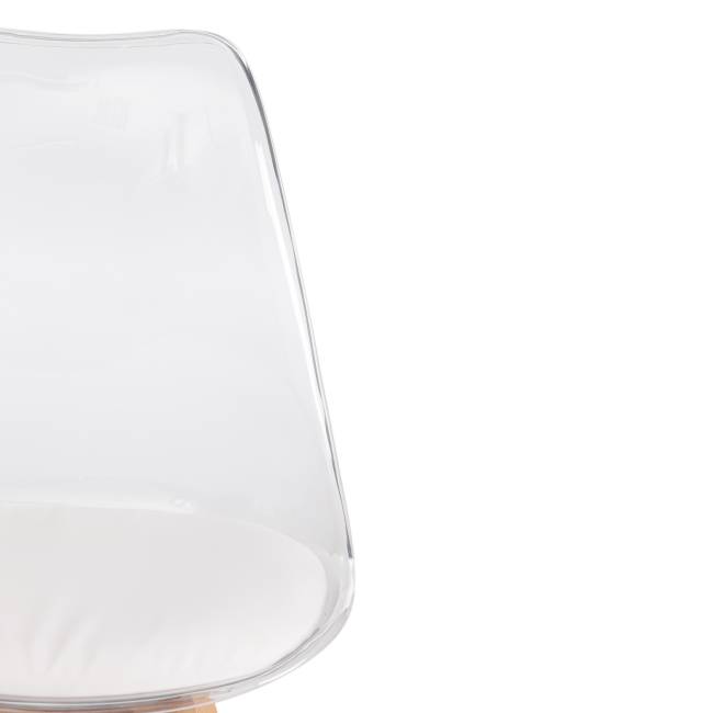 Стул TULIP (mod. 73-1) / 2 шт. в упаковке дерево/пластик/экокожа, 47,5x55x80 см, Прозрачный (Transparent) (Комплект из 2 шт.) прозрачный дерево/пластик/экокожа Стул TULIP (mod. 73-1) / 2 шт. в упаковке дерево/пластик/экокожа, 47,5x55x80 см, Прозрачный (Transparent) (Комплект из 2 шт.) прозрачный дерево/пластик/экокожа