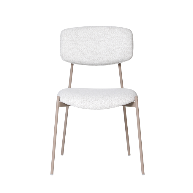 Стул Doe без подлокотников светло-бежевый бежевые ножки