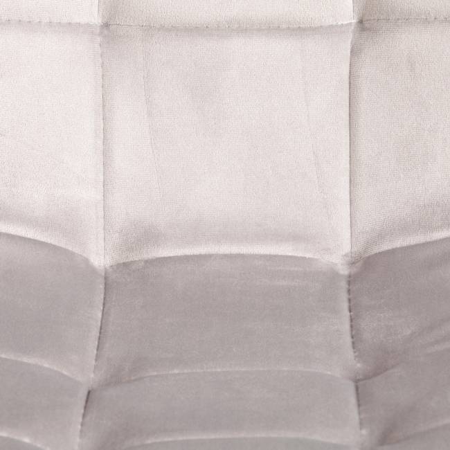 Стул Чилли/Chilly (мод.JSC-220)/1 шт. в упаковке велюр/металл, светло-серый HLR14/белый, 44,5х52,5х88см светло-серый Велюр/металл