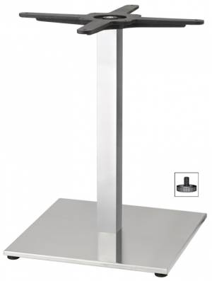 Подстолье металлическое Tiffany сатинированный стальной 400х400х500 мм