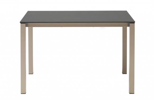 Стол ламинированный раздвижной Pranzo Extendable тортора, антрацит 1200-1600-2000х790х750 мм