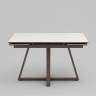 Стол Керас 120-180/80/75, столешница керамика Carmen light grey