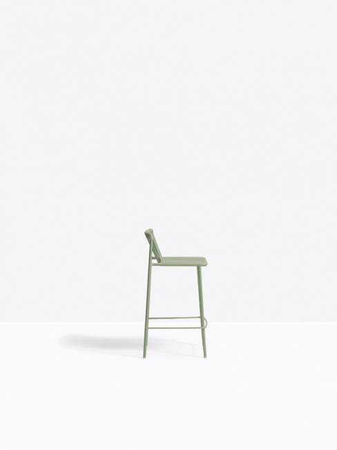 Стул металлический полубарный Tribeca зеленый шалфей 485х450х885 мм