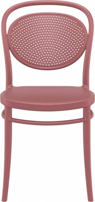 Стул пластиковый Marcel марсала 450х520х850 мм