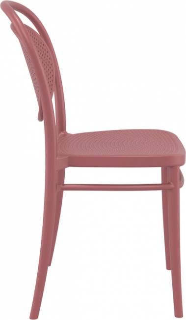 Стул пластиковый Marcel марсала 450х520х850 мм