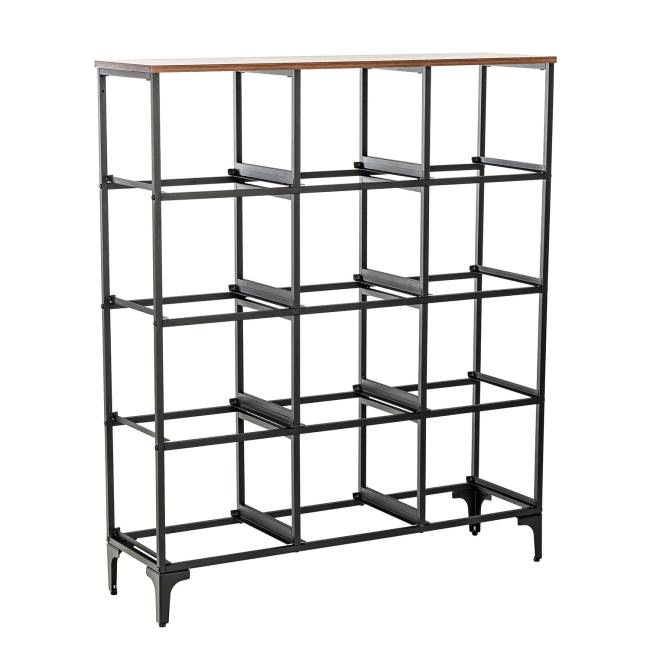 Комод Leset Лунет 12 ящ. Чёрный Мульти зеленый