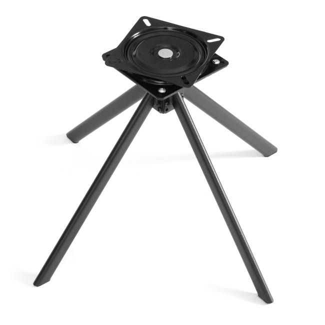 Кресло Murano/Мурано опора 360, велюр/букле (HYP) /экокожа, светло-серый/графит серый велюр/букле (HYP)/Экокожа