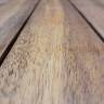 Столешница деревянная квадратная Iroko натуральный 700х700х28 мм