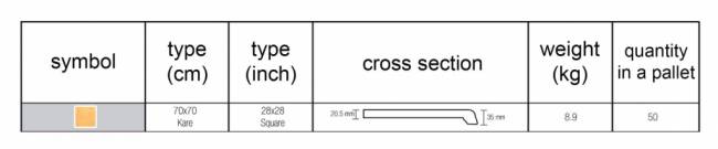 Стол обеденный Fuoz Werzalit Fantasy черный, афьонский мрамор 700х700х750 мм