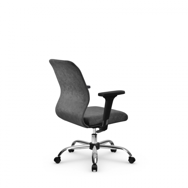 Кресло SU-Mr-4(Vivaldi)/подл.200/осн.003, темно-серый