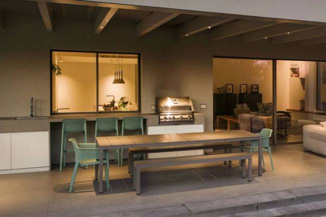 Скамейка металлическая Rio Bench тортора 1995х345х475 мм