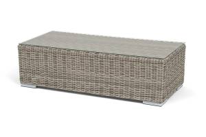 "Боно" журнальный столик из искусственного ротанга, цвет бежевый
