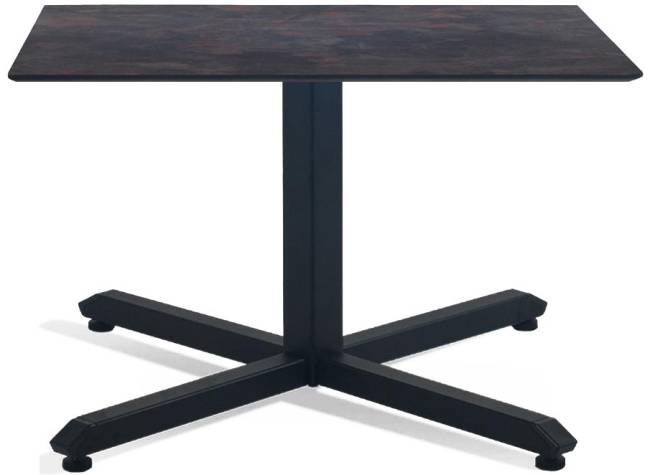 Столешница квадратная Solid Compact 590x590 черный оксид 590х590х12 мм