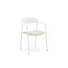 Стул Eila с подушкой пластик белый