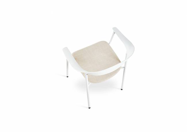 Стул Eila с подушкой пластик белый