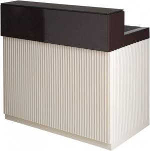 Стойка пластиковая барная светящаяся Cordiale Art Deco Lighting ванильный, коричневый 1200х700х1100 мм