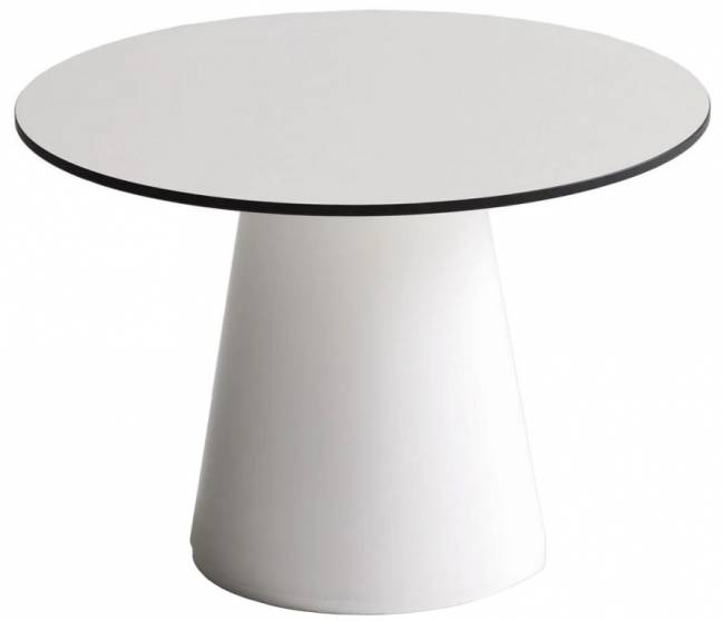 Столик ламинированный кофейный Roller Table Ø600х400 мм