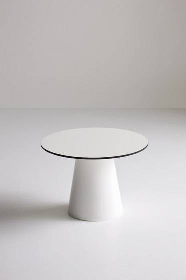 Столик ламинированный кофейный Roller Table Ø600х400 мм