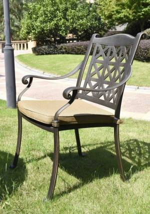 Кресло Richard из литого алюминия