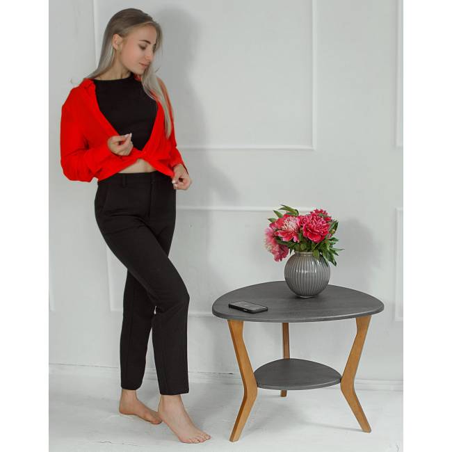 Стол журнальный BeautyStyle 15 серый бетон/бук Стол журнальный BeautyStyle 15 серый бетон/бук