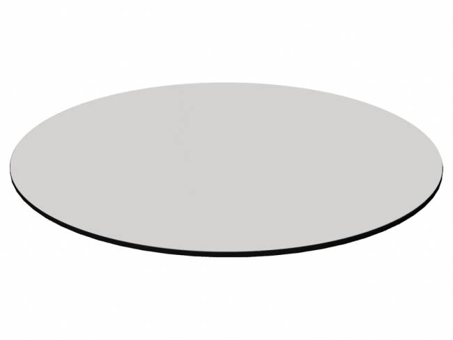 Столешница круглая HPL Fitto белый Ø600х12 мм