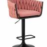 Стул барный DOBRIN LEON, розовая ткань (LAR 275-10)