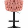 Стул барный DOBRIN LEON, розовая ткань (LAR 275-10)