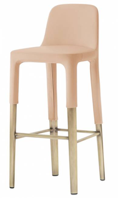 Стул барный с обивкой Ester 430х470х1000 мм Стул барный с обивкой Ester 430х470х1000 мм