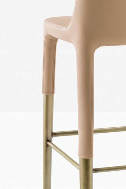 Стул барный с обивкой Ester 430х470х1000 мм Стул барный с обивкой Ester 430х470х1000 мм