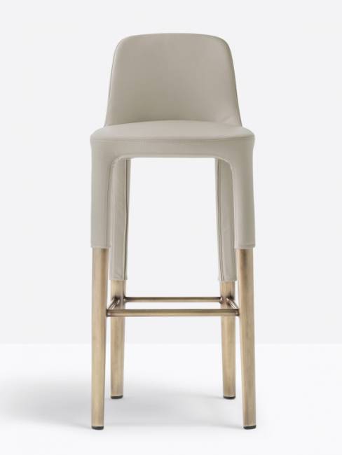 Стул барный с обивкой Ester 430х470х1000 мм Стул барный с обивкой Ester 430х470х1000 мм