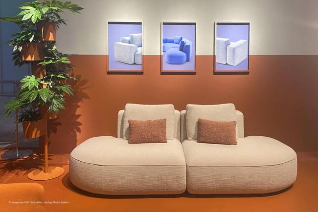 Кашпо пластиковое Hevea зеленый 510х510х1750 мм