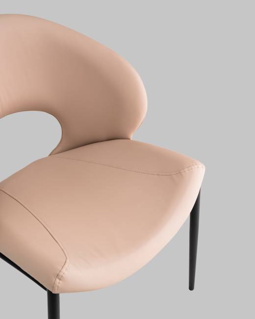 Стул Вивьен экокожа светло-бежевый