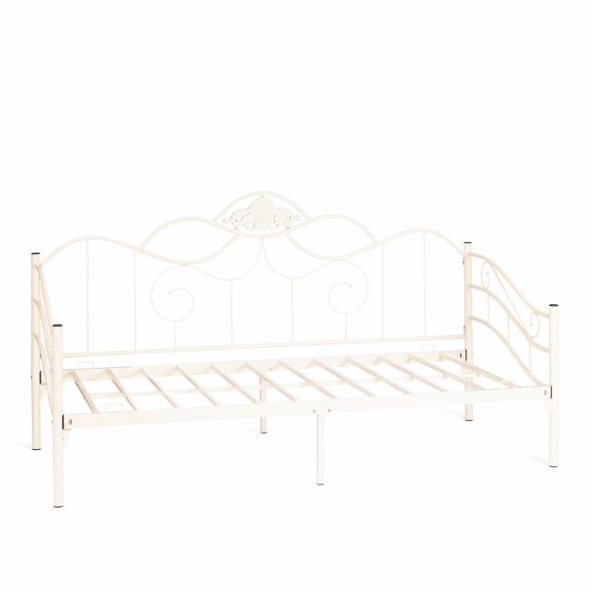 Кровать Federica (mod. AT-881) дерево гевея/металл, 90*200 см (Day bed), Белый (butter white) Белый (butter white) дерево гевея/металл Кровать Federica (mod. AT-881) дерево гевея/металл, 90*200 см (Day bed), Белый (butter white) Белый (butter white) дерево гевея/металл