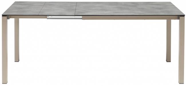 Стол ламинированный раздвижной Pranzo Extendable тортора, цементный 1200-1600-2000х790х750 мм