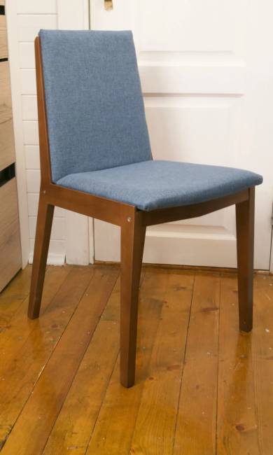 Стул Твит, Орех/ Синий Стул Твит, Орех/ Синий