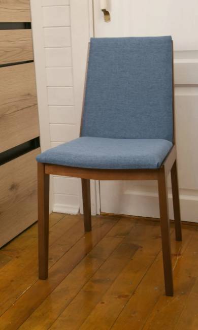 Стул Твит, Орех/ Синий Стул Твит, Орех/ Синий