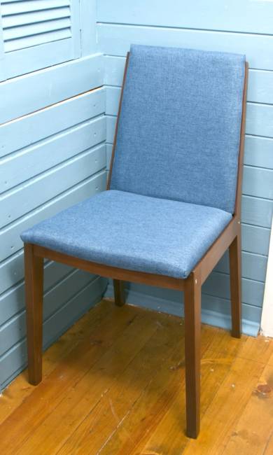 Стул Твит, Орех/ Синий Стул Твит, Орех/ Синий