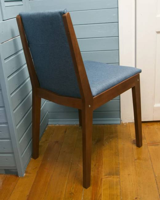 Стул Твит, Орех/ Синий Стул Твит, Орех/ Синий