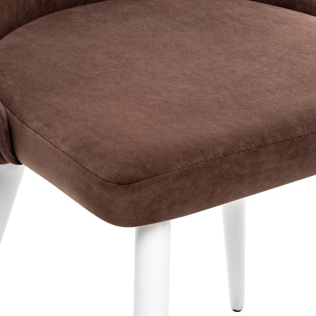 Стул Leset Эби Vendetta 7 коричневый Белый