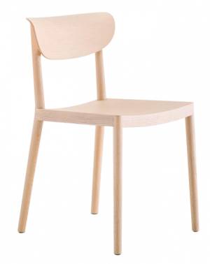 Стул деревянный Tivoli беленый ясень 480х530х780 мм
