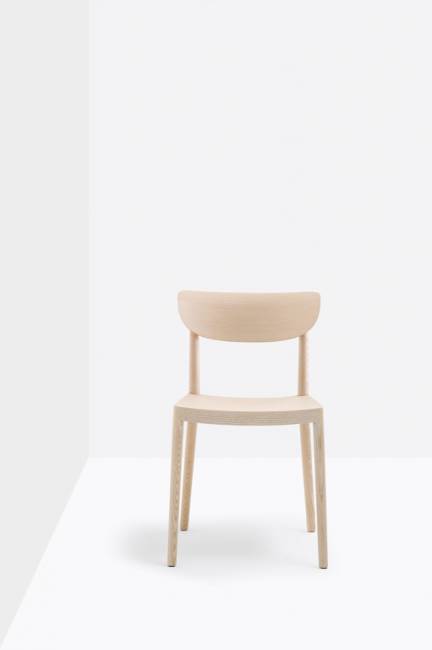 Стул деревянный Tivoli беленый ясень 480х530х780 мм