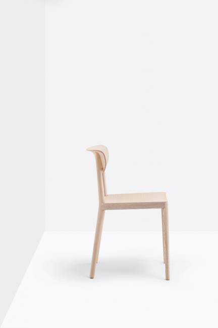 Стул деревянный Tivoli беленый ясень 480х530х780 мм