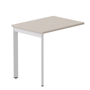 Брифинг-приставка Everprof EVO 810х600x755 опоры 45гр Кашемир/Белый