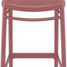 Стул пластиковый барный Marcel Bar 75 марсала 450х520х1060 мм Стул пластиковый барный Marcel Bar 75 марсала 450х520х1060 мм
