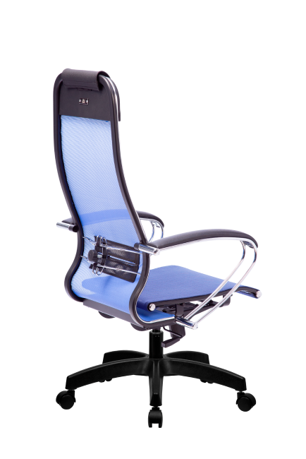 Кресло МЕТТА-4(MPRU)/подл.131/осн.001, васильковый/васильковый