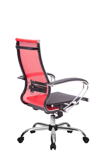 Кресло МЕТТА-9(MPRU)/подл.131/осн.003, красный