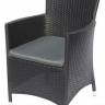 Кресло из искусственного ротанга (gray-black)