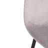 Стул BREEZE (mod. 4724) Велюр/металл , 44 х 53 х 87 см, Light grey (светло-серый) HLR14 / черный (Комплект из 4 шт.) светло-серый Велюр/металл