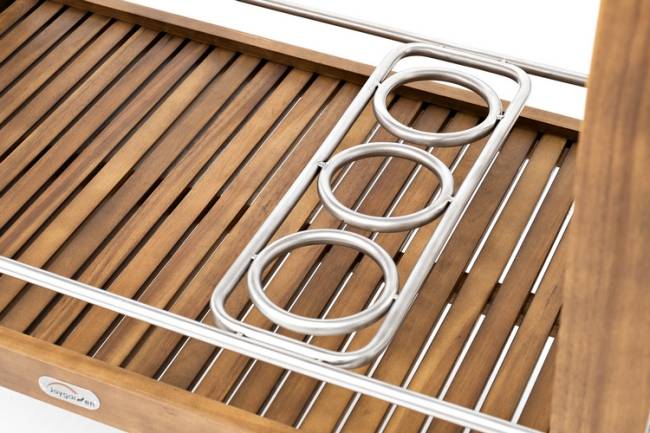 Стол сервировочный из акации MONA