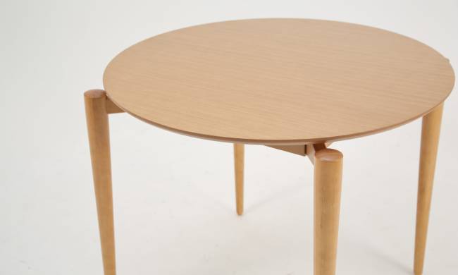 Стол Pawook К 90 натур со стульями Франк ПМ натур/графит рогожка